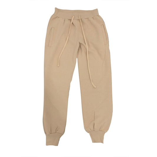 Beige Women's Oversized Joggers