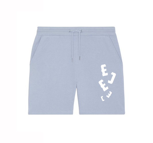 Serene Blue Displacement Shorts