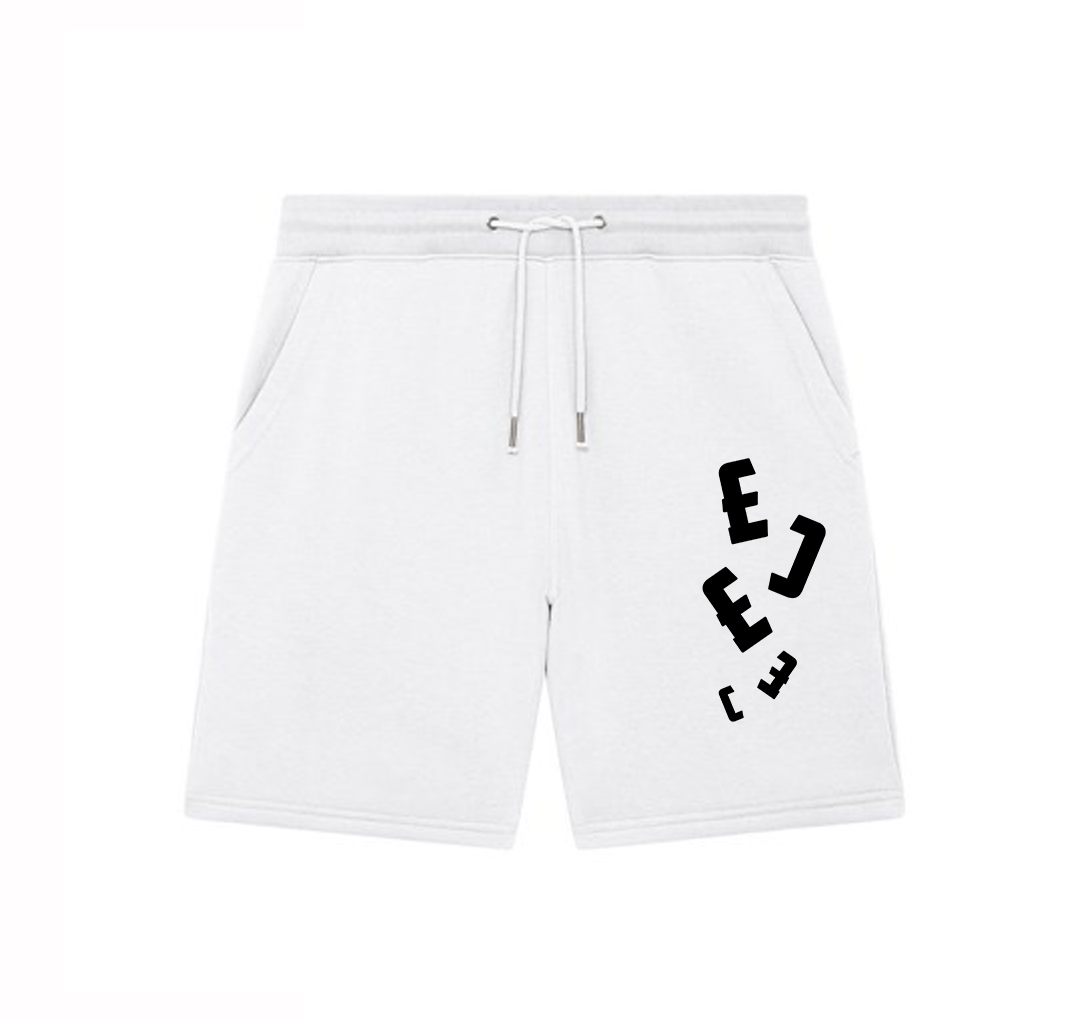 White Displacement Shorts