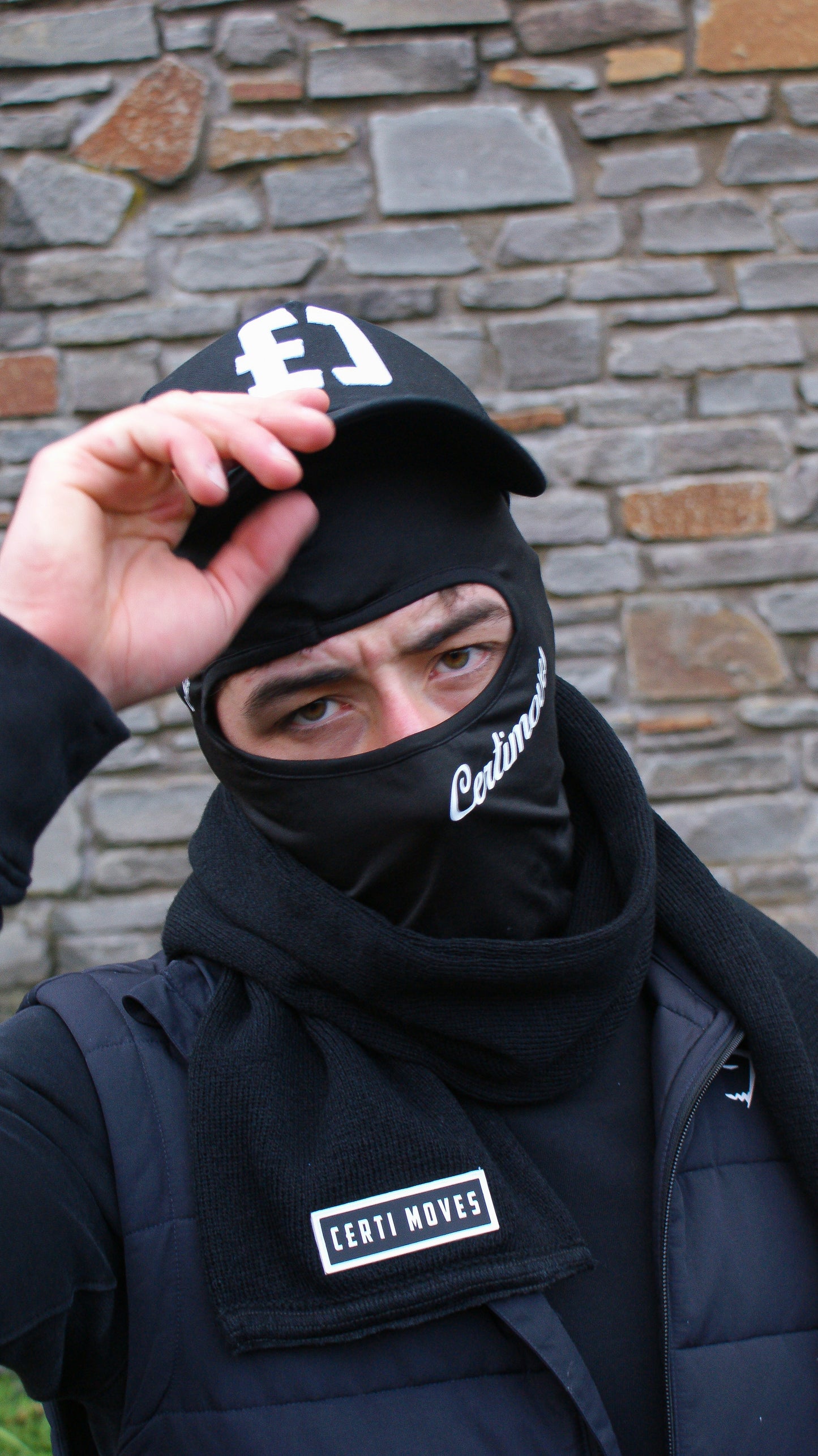 Black Signature Ski Mask