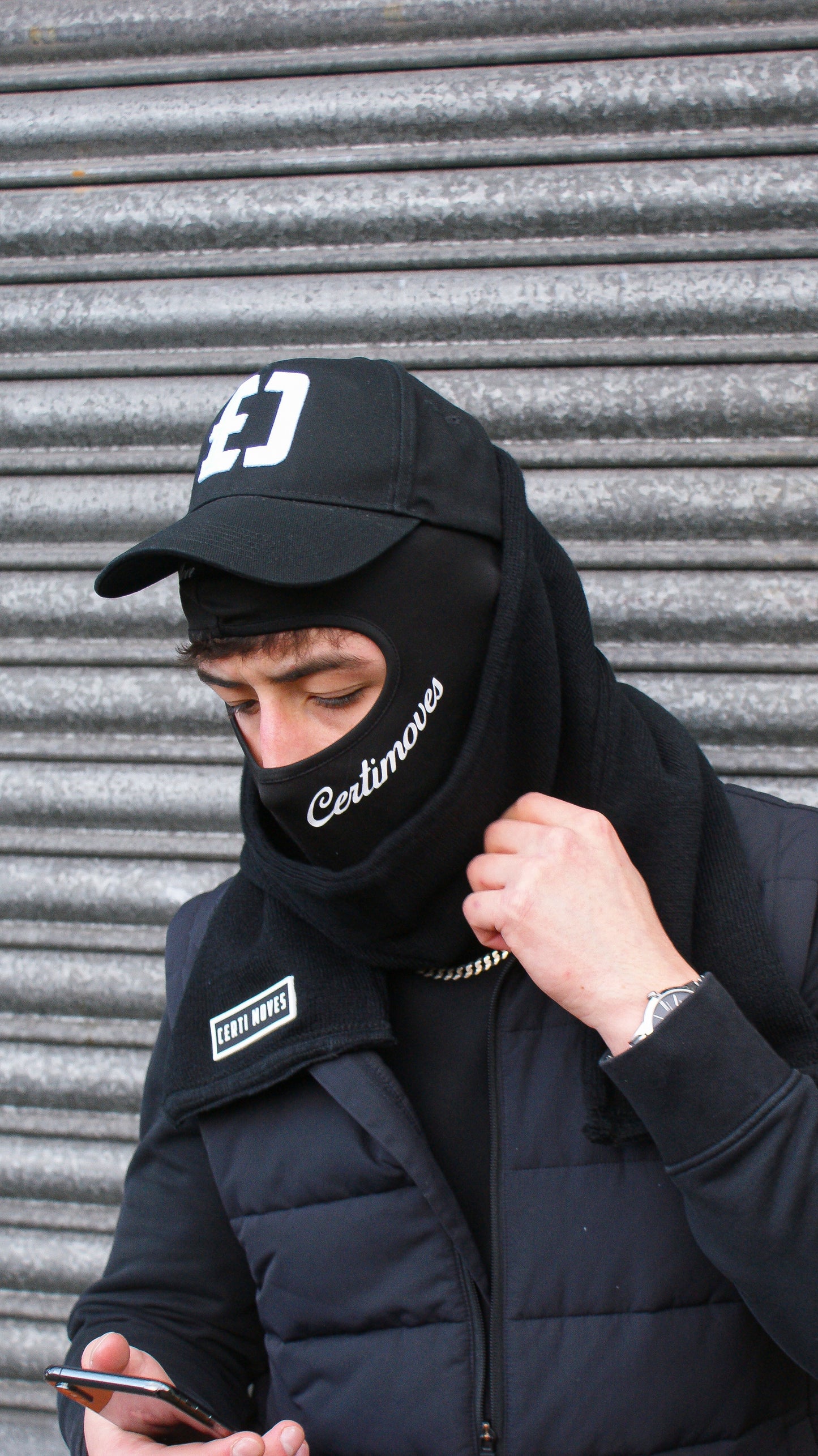 Black Signature Ski Mask